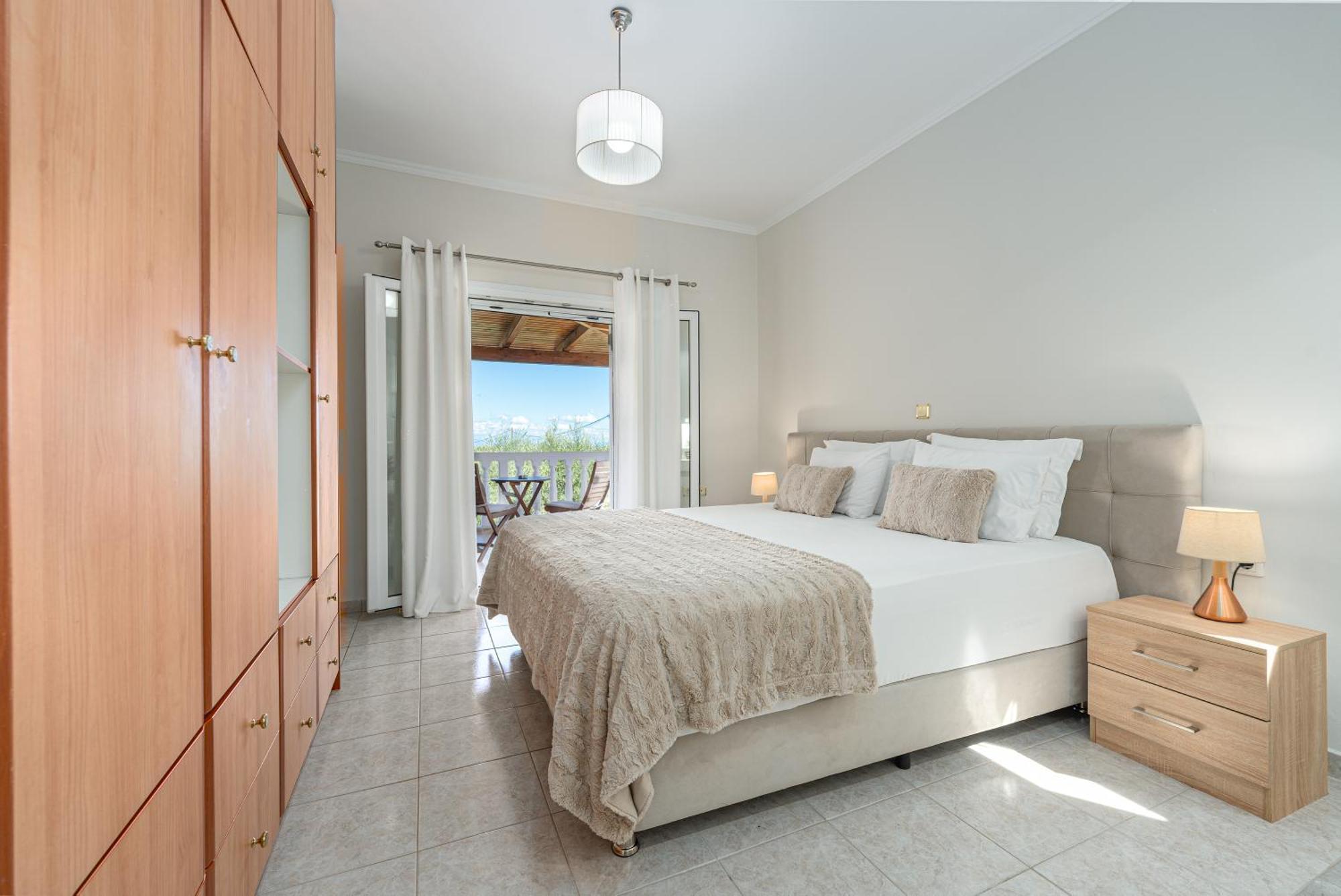 Villa Rosa 3 Bedroom With Sea View Tragaki Eksteriør bilde