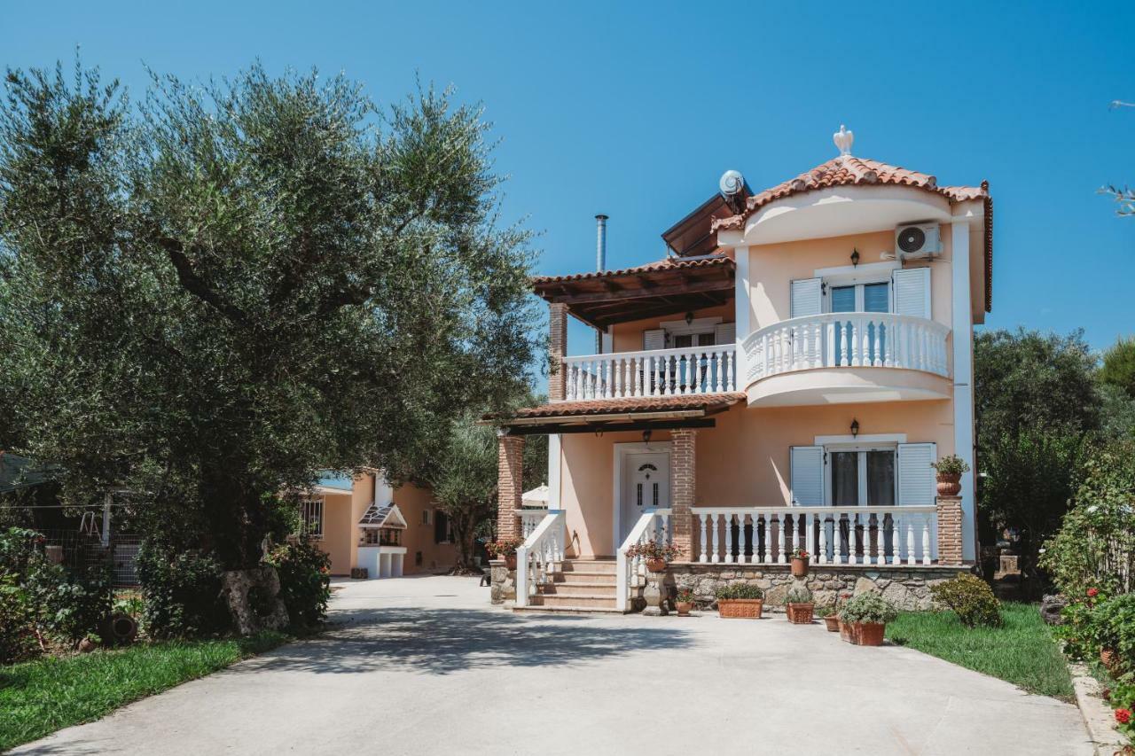 Villa Rosa 3 Bedroom With Sea View Tragaki Eksteriør bilde