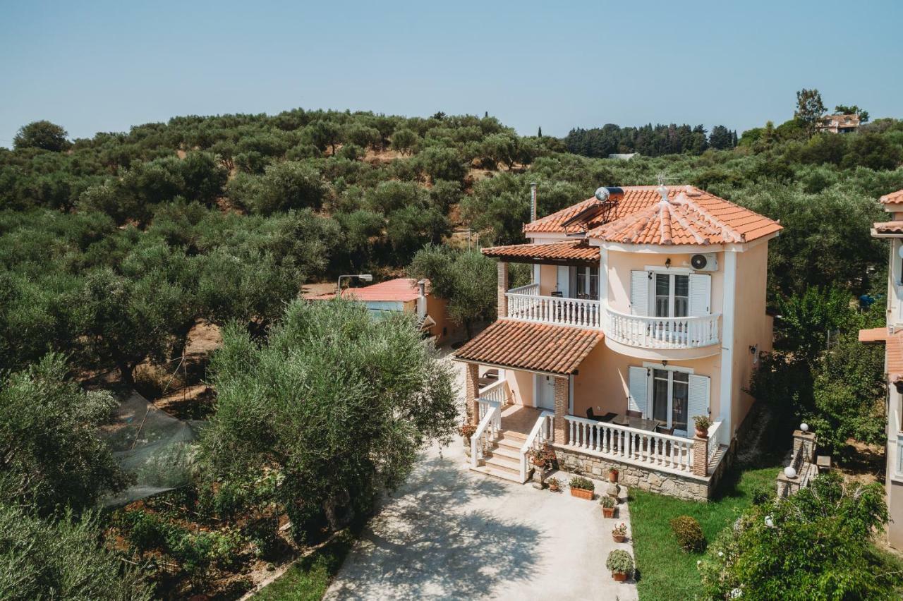 Villa Rosa 3 Bedroom With Sea View Tragaki Eksteriør bilde
